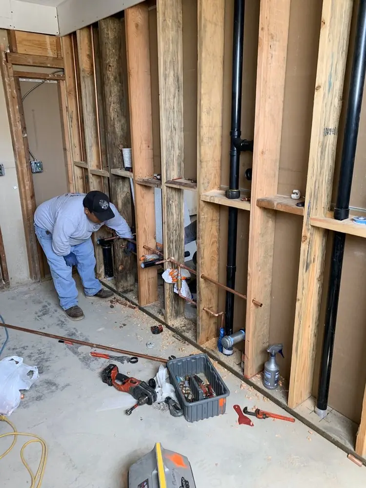Commercial rough-in plumbing for Water Heater Replacement in Childress